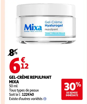 Promotie: Gel-crème repulpant