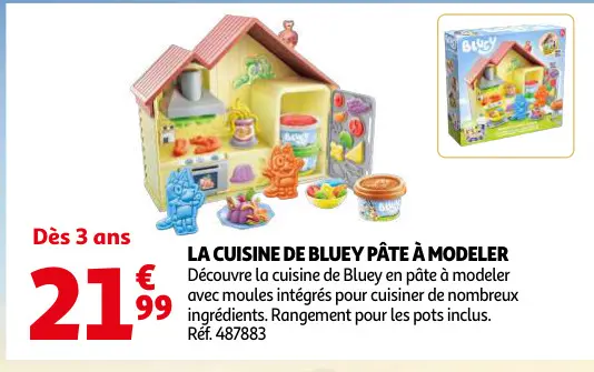 Promotie: La Cuisine De Bluey Pâte À Modeler