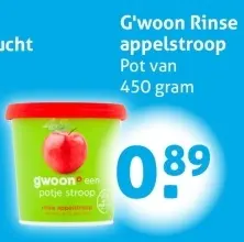 Aanbieding: G'woon Rinse appelstroop