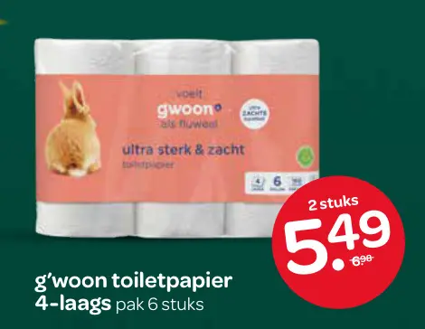 Aanbieding: toiletpapier