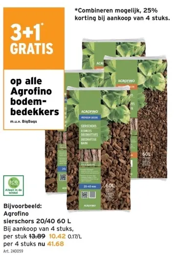 Promotie: Agrofino bodembedekkers