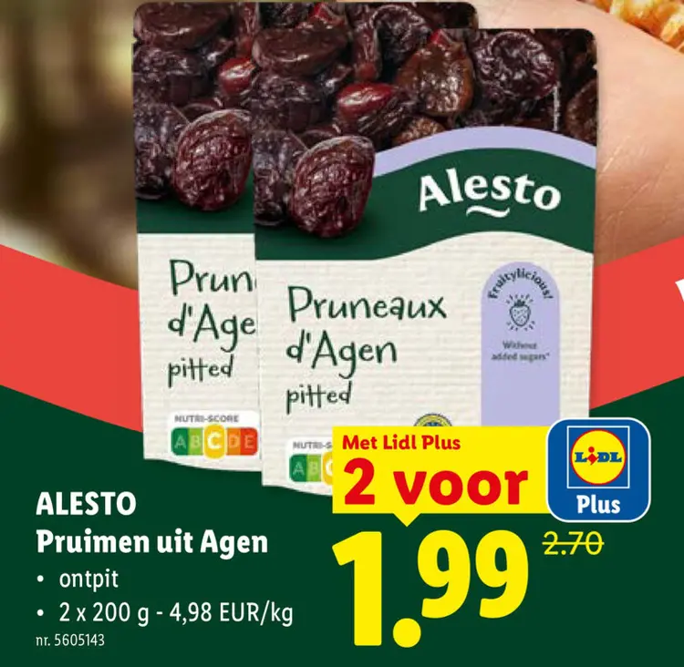Promotie: Pruimen uit Agen