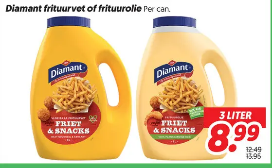 Aanbieding: Frituurvet of frituurolie