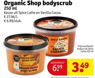 Promotie: Organic Shop bodyscrub