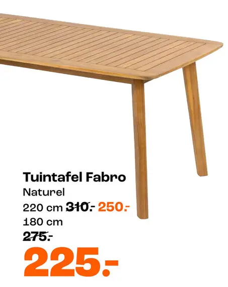 Aanbieding: Tuintafel Fabro
