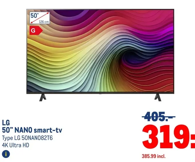 Aanbieding: 50" NANO smart-tv