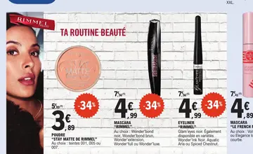 Offre: POUDRE "STAY MATTE DE RIMMEL"
