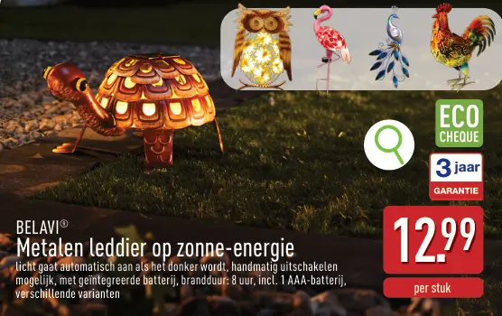 Promotie: Metalen leddier op zonne-energie