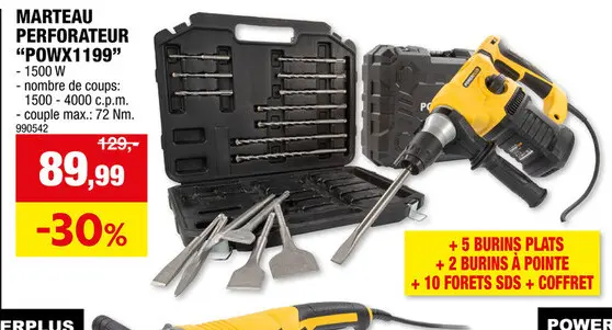 Offre: Marteau perforateur "powx1199"