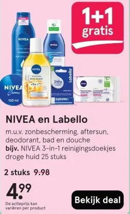 Aanbieding: NIVEA en Labello