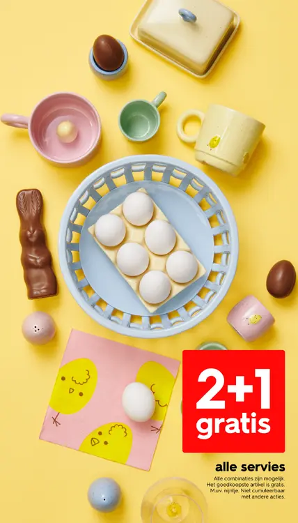 Promotie: Alle servies