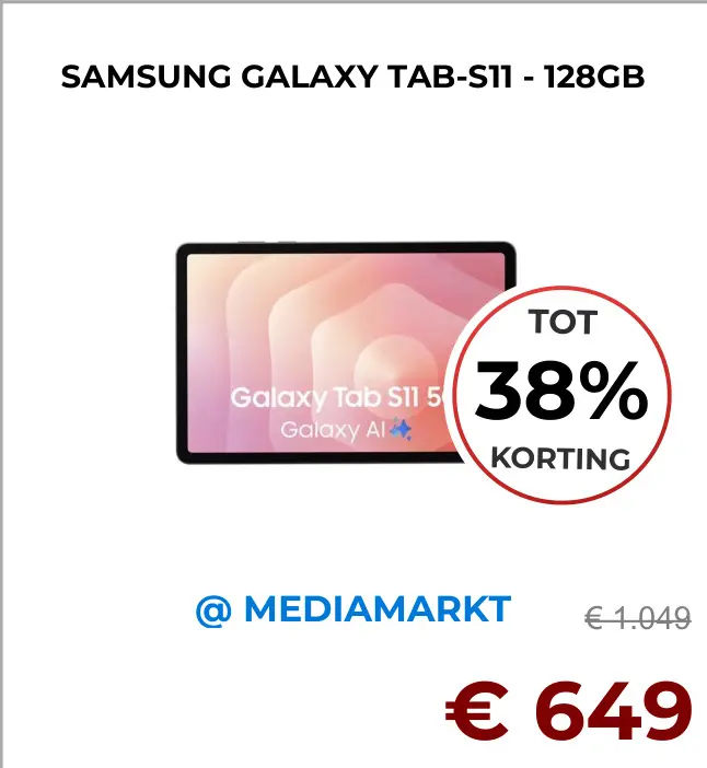 Aanbieding: Samsung galaxy tab-s11