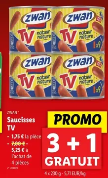Offre: Saucisses TV
