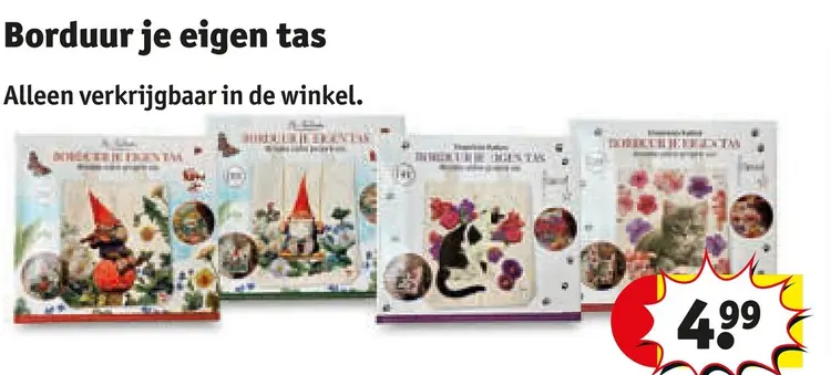 Aanbieding: Borduur je eigen tas