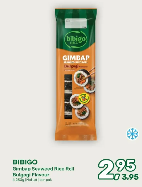 Aanbieding: Gimbap Seaweed Rice Roll Bulgogi Flavour