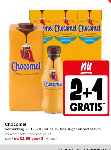 Promotie: Chocolademelk
