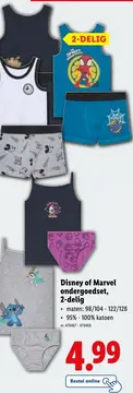 Aanbieding: Disney of Marvel ondergoedset