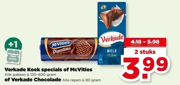 Aanbieding: Verkade Koek specials of McVities of Verkade Chocolade