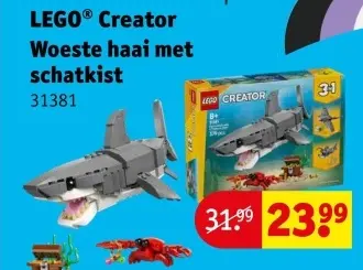 Aanbieding: Woeste haai met schatkist