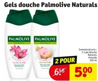 Offre: Gels douche Palmolive Naturals