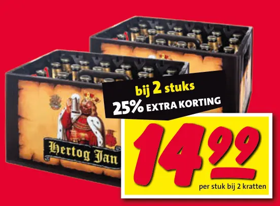 Aanbieding: Hertog Jan krat