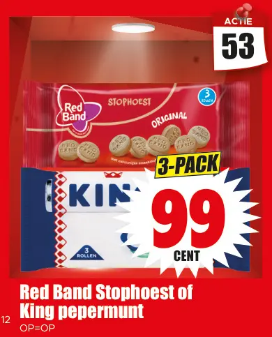 Aanbieding: Red Band Stophoest of King