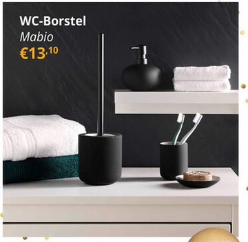 Aanbieding: WC-borstel MABIO Zwart