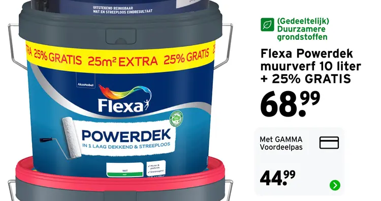 Aanbieding: Powerdek muurverf
