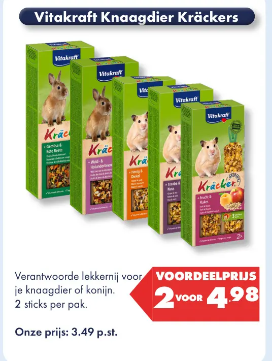 Aanbieding: Knaagdier Kräckers