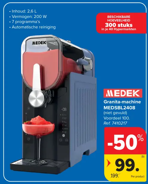 Promotie: Granita-machine