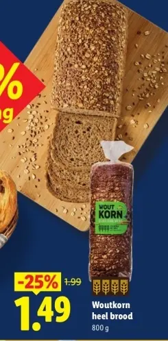 Aanbieding: Woutkorn heel brood