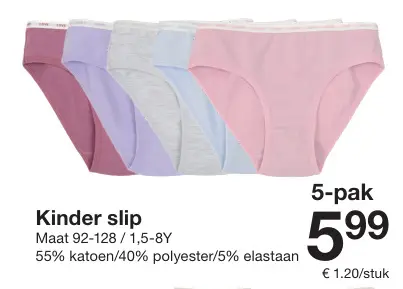 Aanbieding: Kinder slip