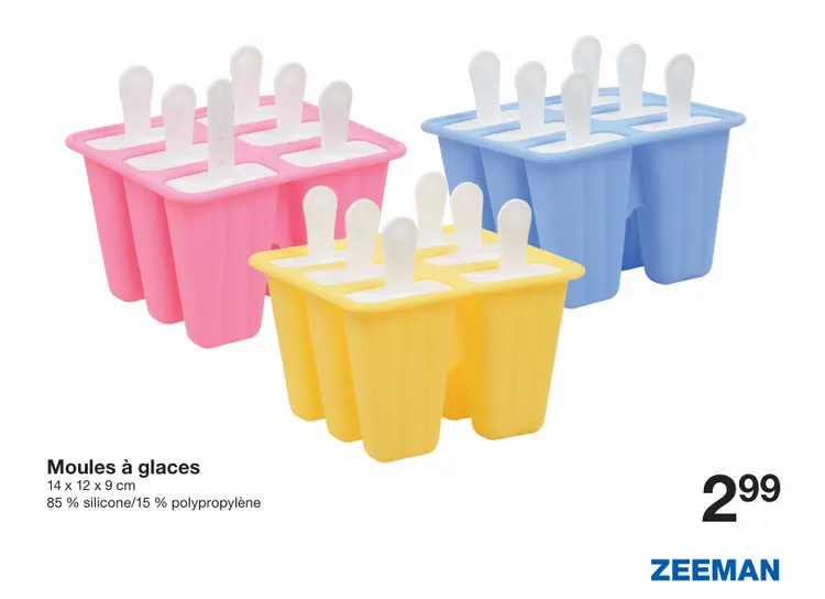 Offre: Moules à glaces