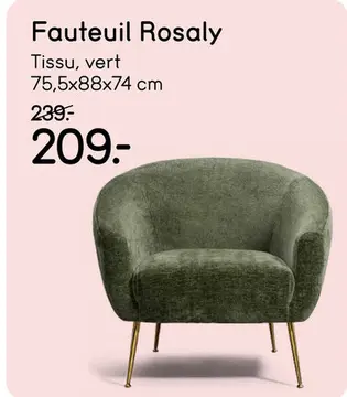 Offre: Fauteuil Rosaly