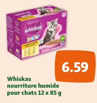 Offre: Whiskas nourriture humide pour chats