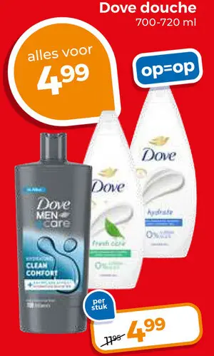 Aanbieding: Dove douche