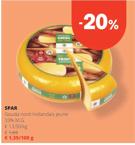 Offre: Gouda nord-hollandais jeune
