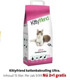 Aanbieding: Kittyfriend kattenbakvulling Ultra