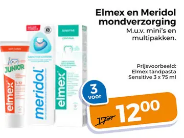Aanbieding: Elmex en Meridol mondverzorging