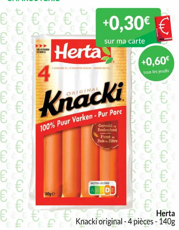 Offre: Knacki original - 4 pièces