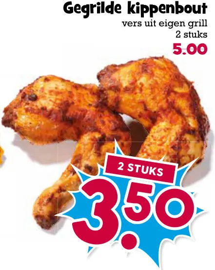 Aanbieding: Gegrilde kippenbout