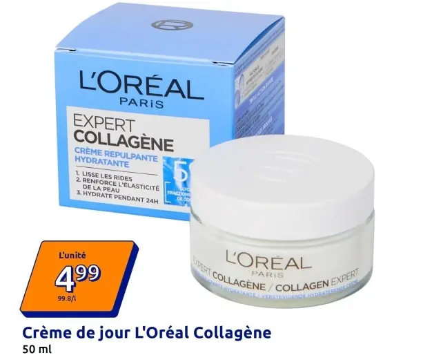 Offre: Crème de jour L'Oréal Collagène