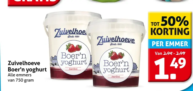 Aanbieding: Boer'n yoghurt