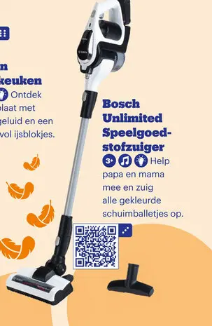 Aanbieding: Bosch Unlimited Speelgoed-stofzuiger