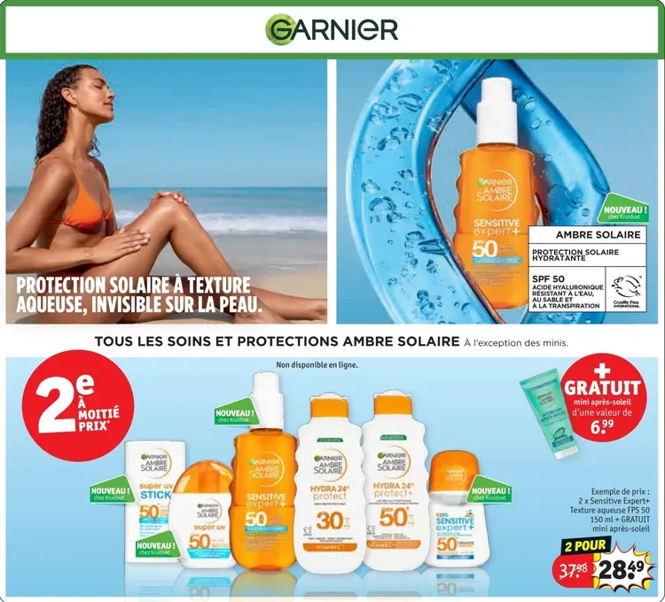 Offre: Sensitive Expert+ Texture aqueuse FPS 50