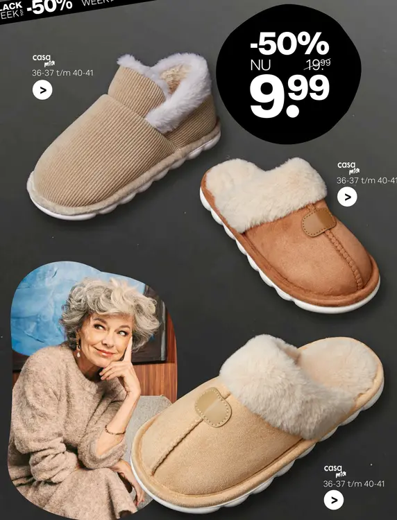 Aanbieding: Diverse pantoffels
