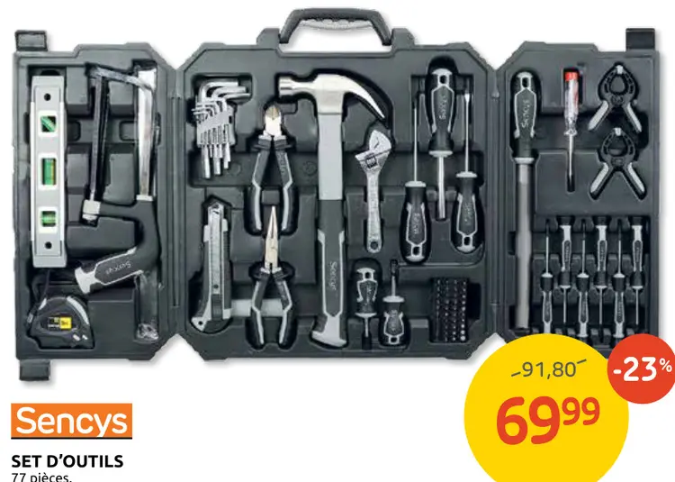 Promotie: Set d'outils