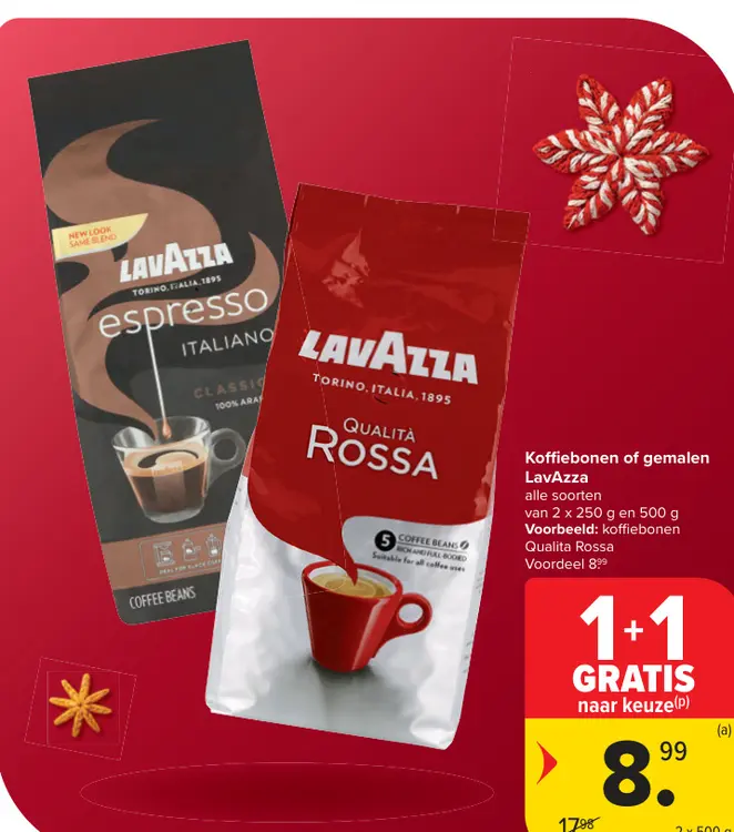 Promotie: Koffiebonen of gemalen