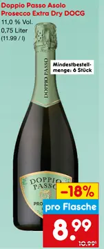 Aanbieding: Doppio Passo Asolo Prosecco Extra Dry DOCG