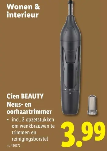 Aanbieding: Neus- en oorhaartrimmer